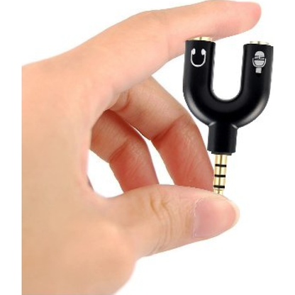 Adaptador Stereo 3.5 mm Macho a Dual 3.5 mm H BROBOTIX 181802-2