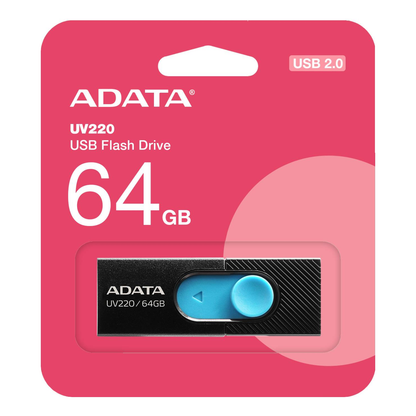 Memoria USB ADATA AUV220-64G-RBKBL