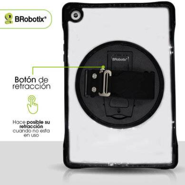 Funda para Tablet BROBOTIX con Giro de 360° con Correa de 11 pulgadas (406160)
