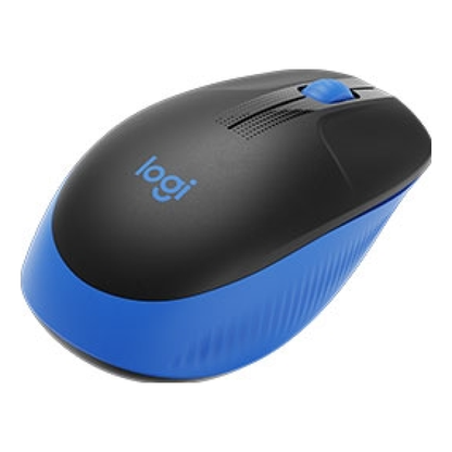 Mouse Logitech M190 inalámbrico 2.4 GHz óptico 1000 DPI 3 botones Negro, Azul (910-005903)