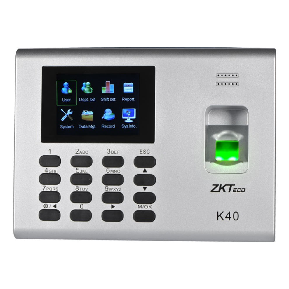 Control de Tiempo y Asistencia ZK TECO ZK -K40