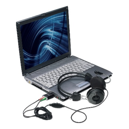 Convertidor USB  a Audio  MANHATTAN 152754