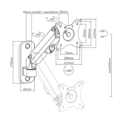 Soporte OVALTECH OVMP-S1727