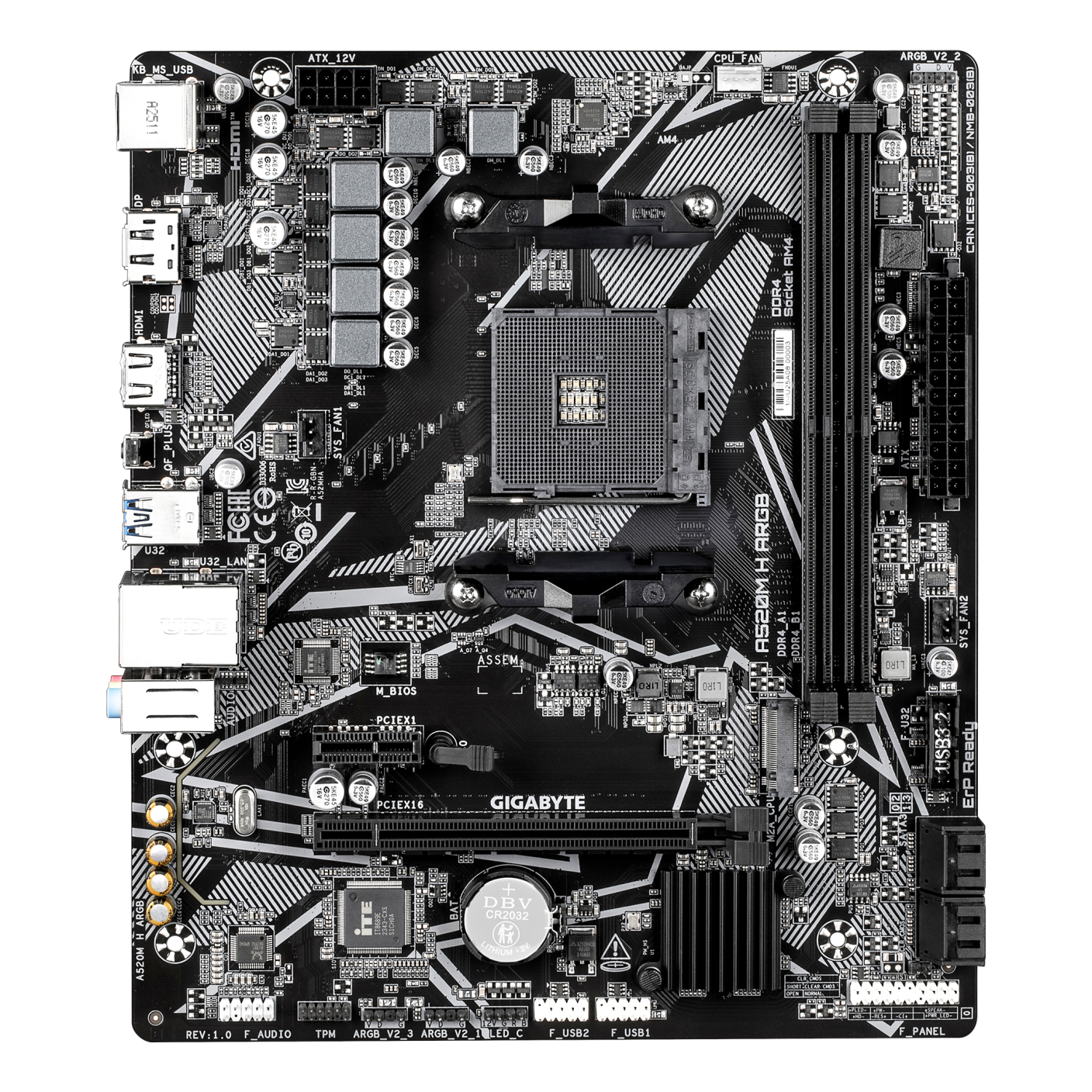 Motherboard GIGABYTE A520M H ARGB