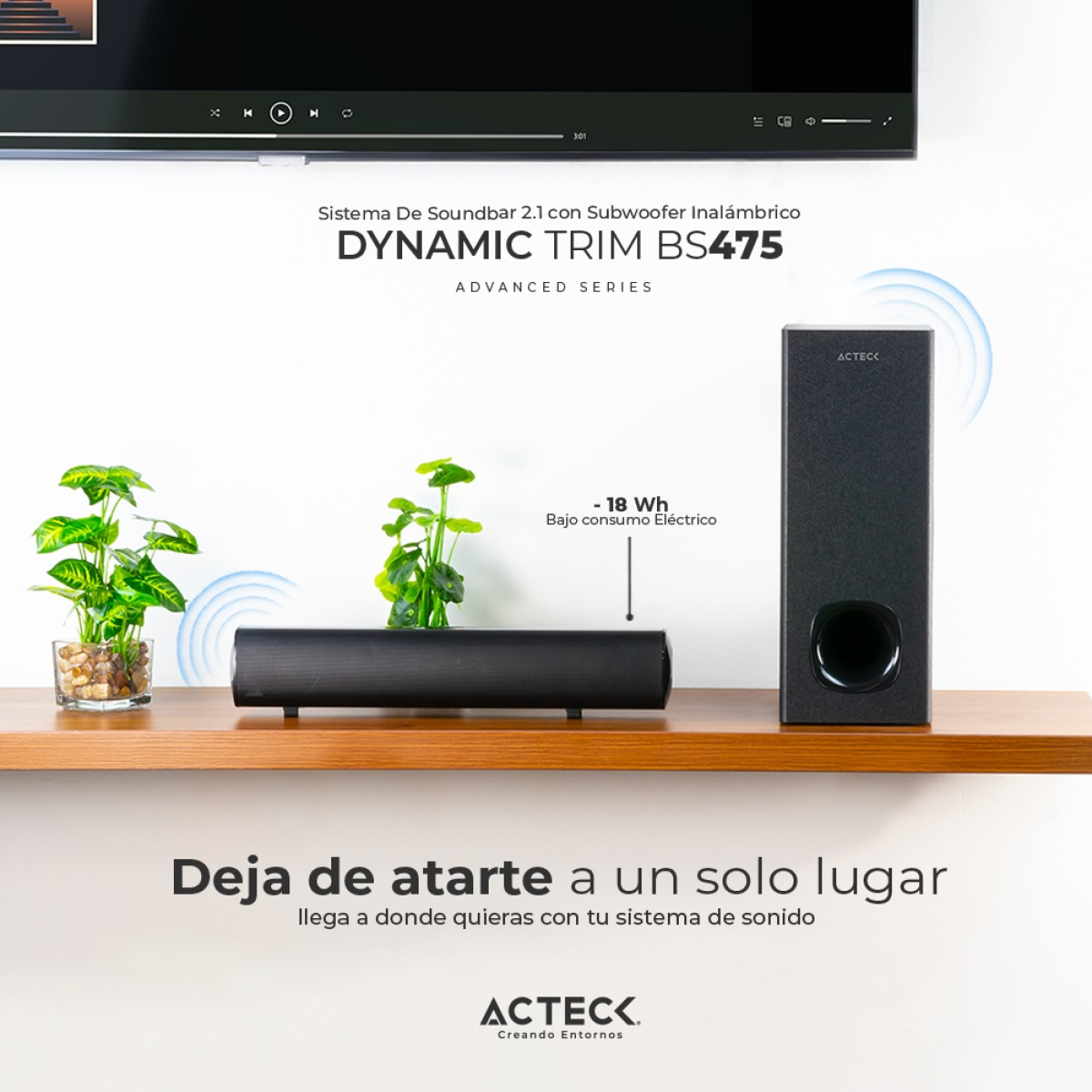 Bocinas ACTECK BS475