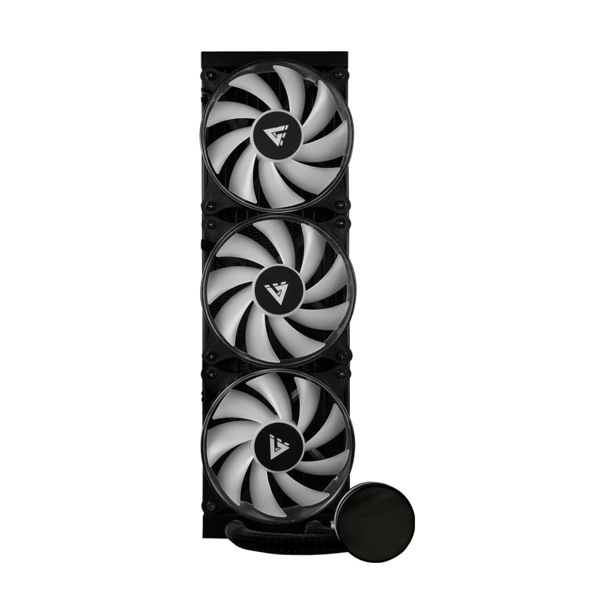 Sistema de Enfriamiento Líquido GAME FACTOR LQG700 RGB de 360 mm con 3 Ventiladores de 120 mm (LQG700-BK)