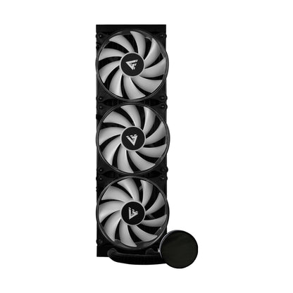 Sistema de Enfriamiento Líquido GAME FACTOR LQG700 RGB de 360 mm con 3 Ventiladores de 120 mm (LQG700-BK)