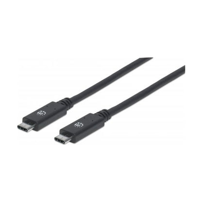 Cable USB Tipo C MANHATTAN USB-C macho a USB-C macho