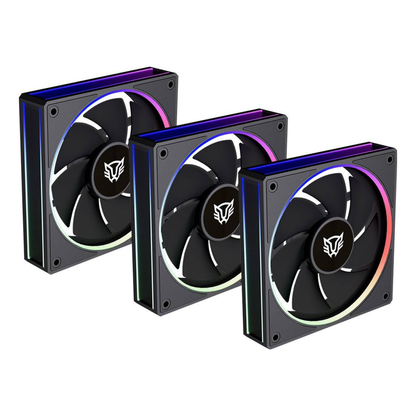 Kit de 3 Ventiladores Balam Rush Eolox Bora EXB85R de 120 mm (BR-942140)