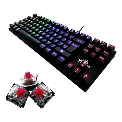 TECLADO GAMER ME SWRO RGB Yeyian SPARK SERIE 2000