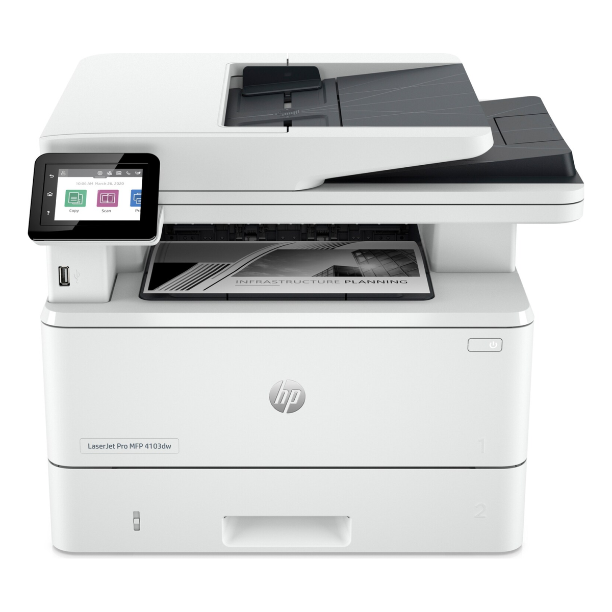 Multifuncional HP LaserJet Pro 4103FDW Impresión, Copia y Escaneo 40 ppm (2Z629A)