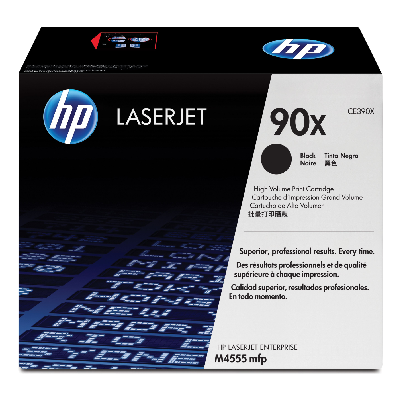 Tóner HP Original 90X Negro – Para LaserJet Enterprise 600 M601, LaserJet Enterprise 600 M602, LaserJet Enterprise 600 M603 (CE390X)