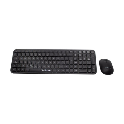 Kit Teclado y Mouse Inalámbrico TECHZONE TZCOMBINA05