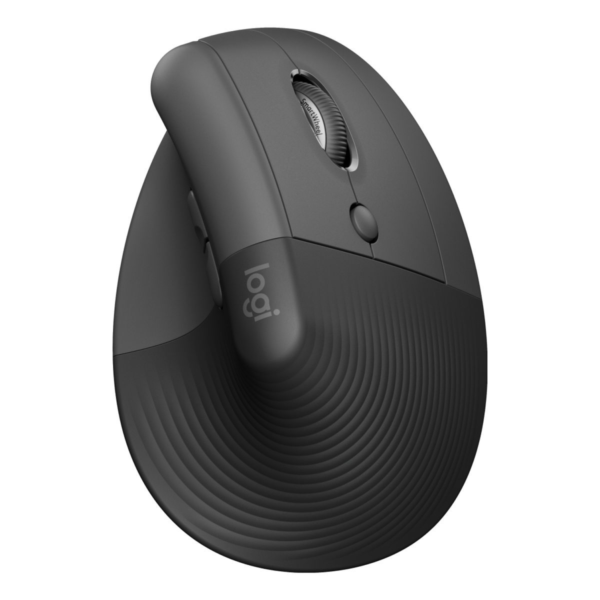 Mouse Logitech LIFT VERTICAL Bluetooth/2.4 GHz óptico 4000 DPI 6 botones ergonómico Grafito (910-006466)