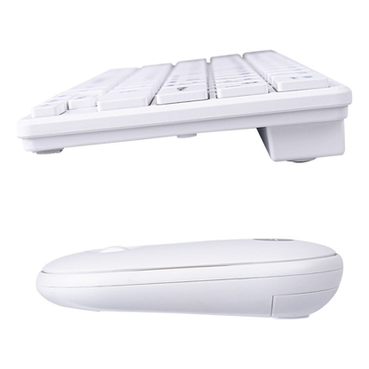 Kits para Teclado Y Mouse TECHZONE Young Pop White