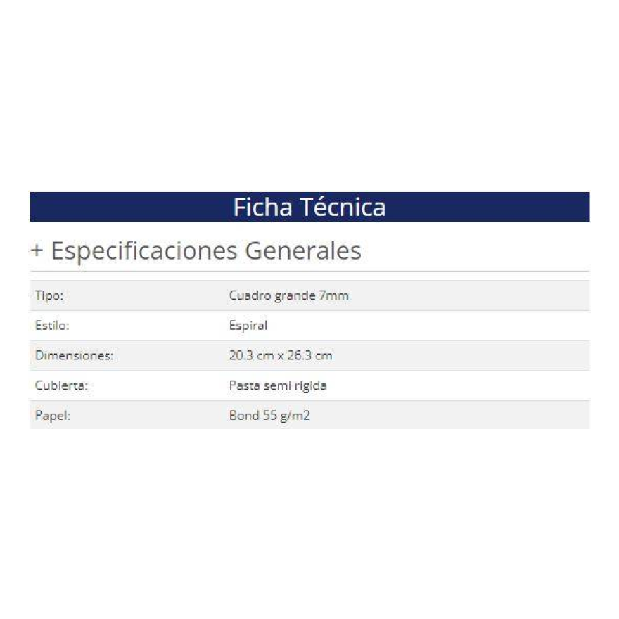 Cuaderno Nextep NE-007g