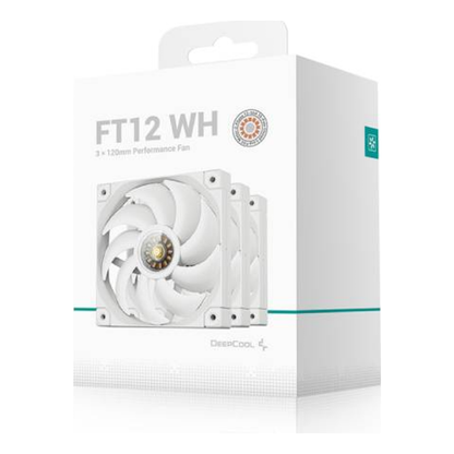 Ventilador DeepCool FT12 120 mm 500-2150 RPM (R-FT12-WHWPN3-G)