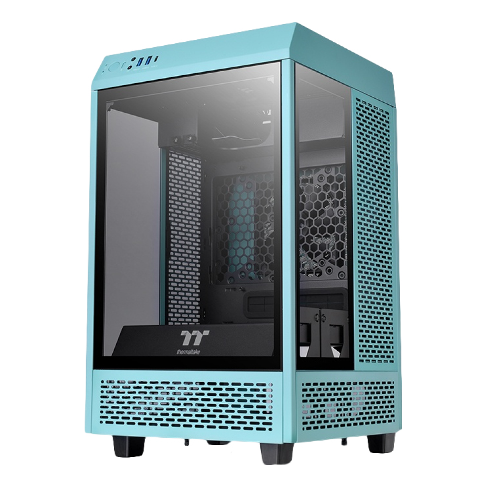 Gabinete  THERMALTAKE The Tower 100 Turquoise Mini Chassi
