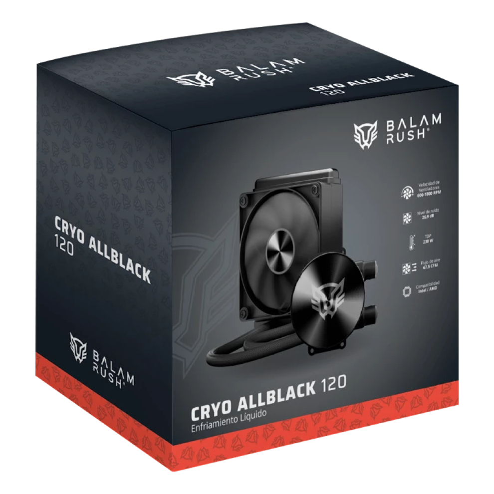 Enfriamiento y Ventilación Balam Rush CRYO ALLBLACK 120