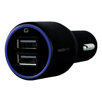 Cargador Mobifree Cargador de Coche 2 puertos USB