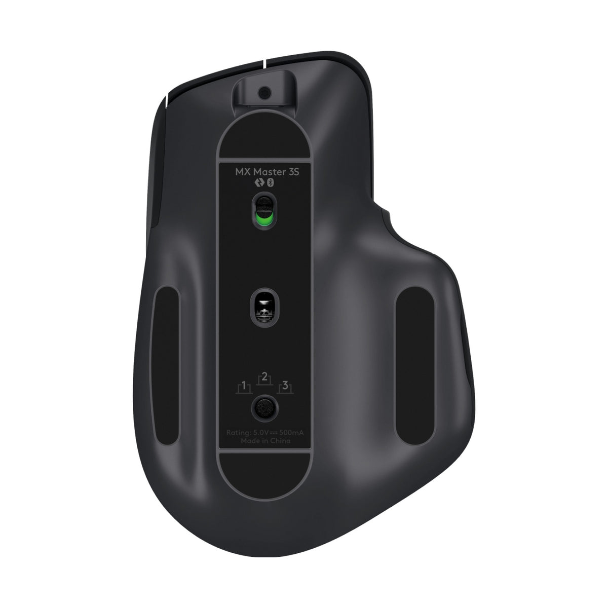 Mouse Logitech MX MASTER 3S Bluetooth/2.4 GHz óptico 8000 DPI 7 botones silencioso Grafito (910-006561)