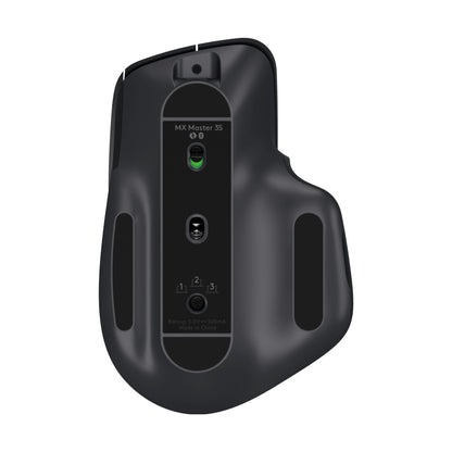 Mouse Logitech MX MASTER 3S Bluetooth/2.4 GHz óptico 8000 DPI 7 botones silencioso Grafito (910-006561)