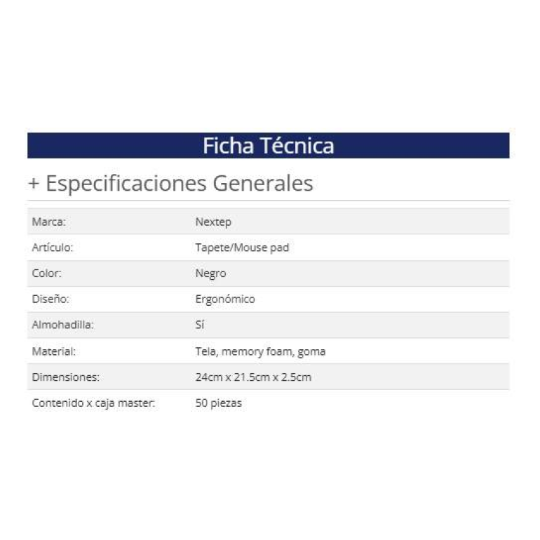 Mouse Pad Nextep NE-418R