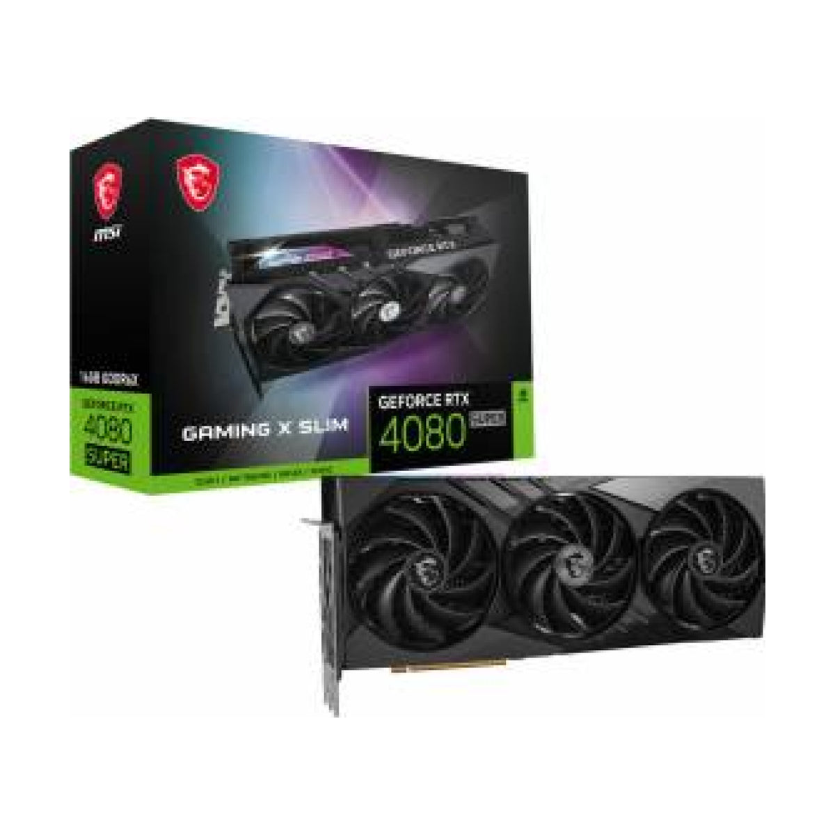 Tarjeta de Video Gaming MSI Gaming X Slim GeForce RTX 4080 SUPER 16 GB GDDR6X