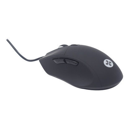 Mouse Naceb Technology NA-0115N USB óptico 2400 DPI 6 botones Negro
