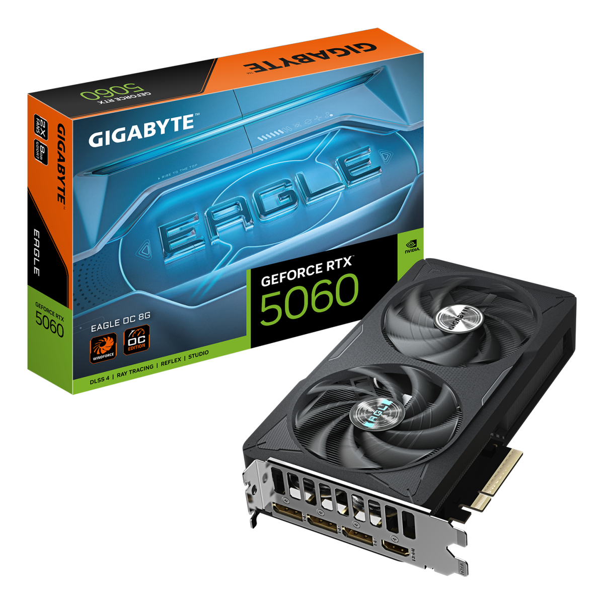 Tarjetas de Video GIGABYTE GV-N5060EAGLE OC-8GD