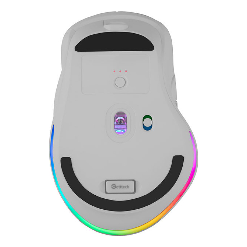 Mouse Gaming GETTTECH (GGM-RGBTR-01-WH) Blanco