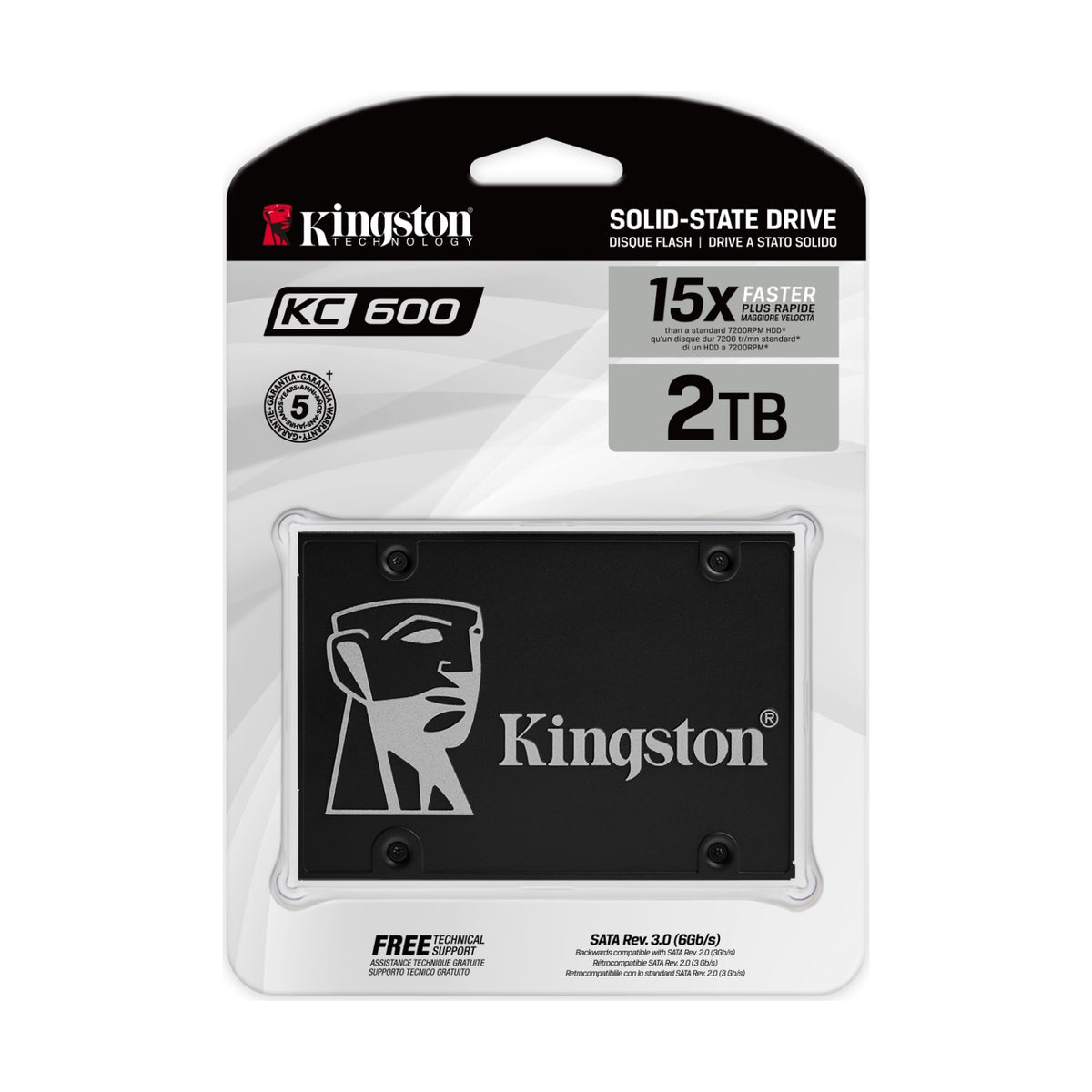 SSD Kingston Technology SKC600 2 TB 550/520 MB/s (SKC600/2048G)