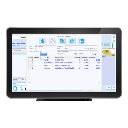 Software PACIFIC SOFT Punto de Venta para Restaurantes (KITPSF050)