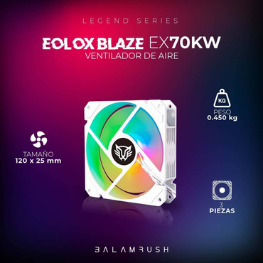 Ventiladores Balam Rush EX70KW