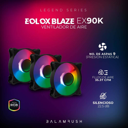 Ventiladores Balam Rush EX90K