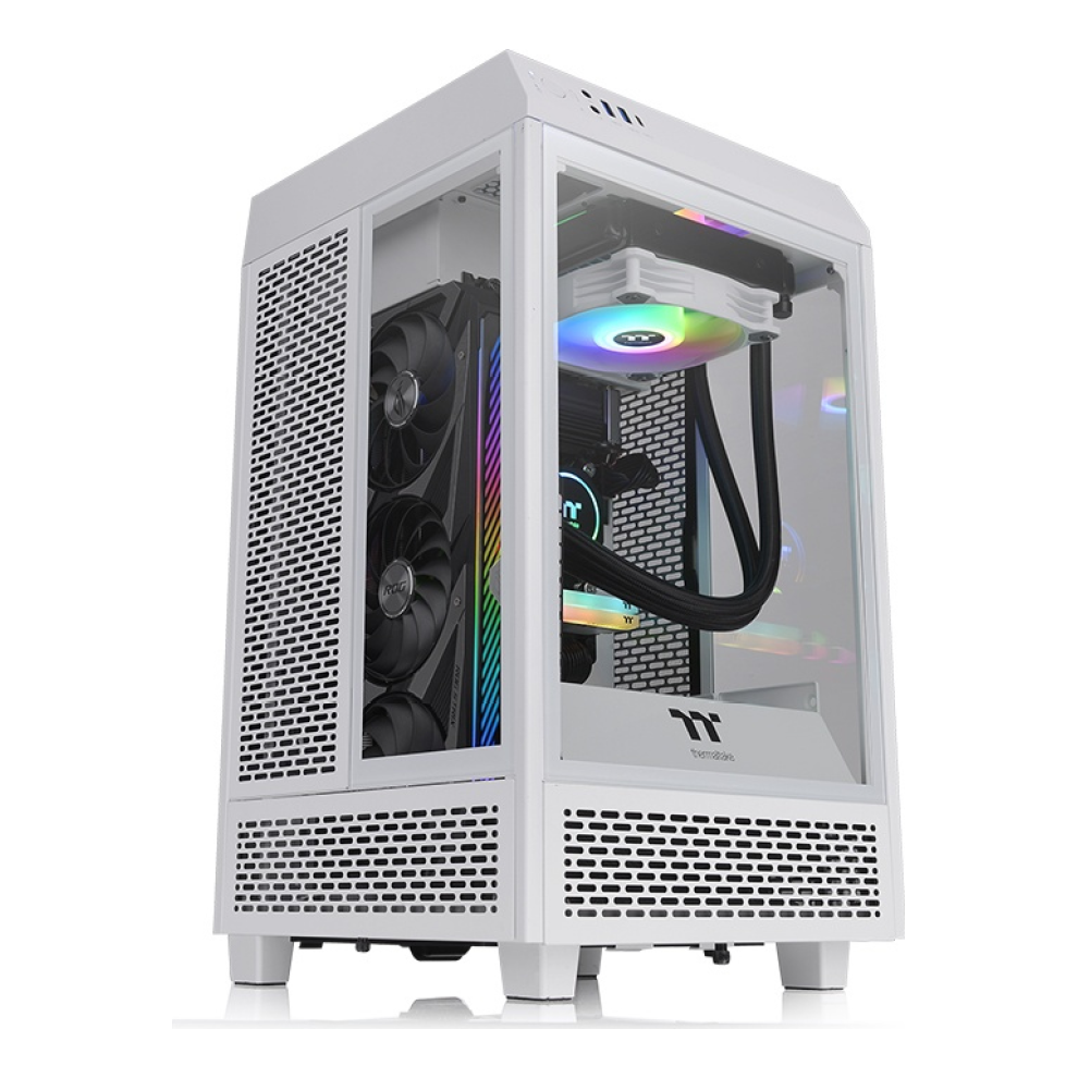 Gabinete  THERMALTAKE The Tower 100 Snow Mini Chassis