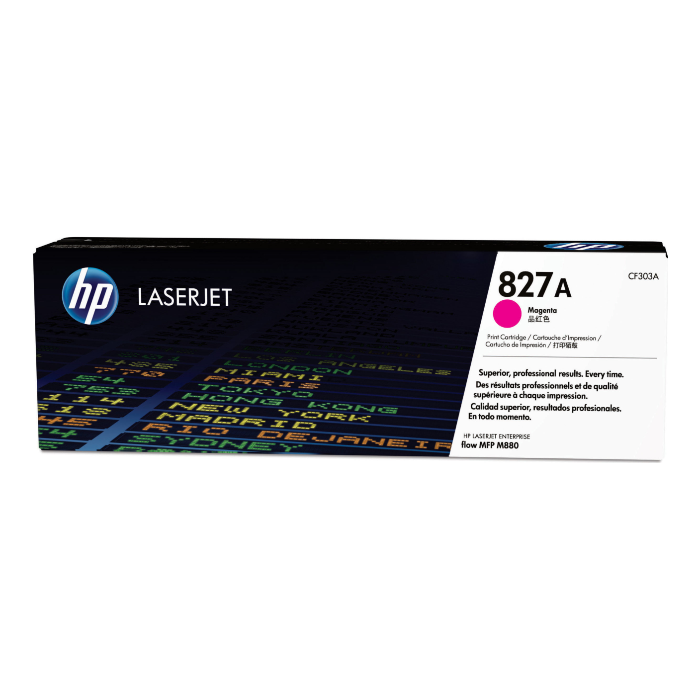 Tóner HP Original 827A Magenta – Para LaserJet M880, LaserJet M855, LaserJet M830 (CF303A)
