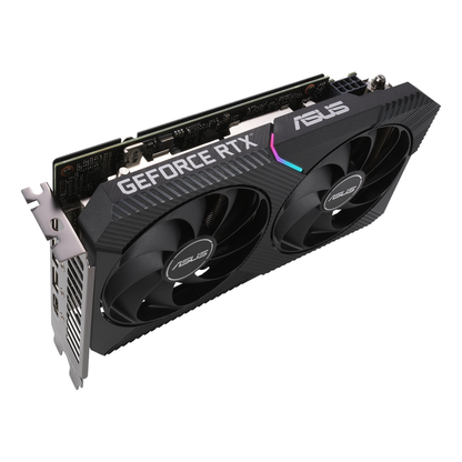 Tarjeta de Video ASUS DUAL-RTX3060-O12G-V2 NVIDIA GeForce RTX 3060 12 GB 2 Ventiladores