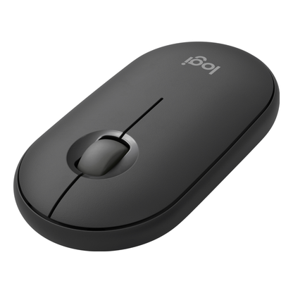 Mouse Logitech M350s Bluetooth/2.4 GHz óptico 4000 DPI 3 botones Grafito (910-007049)