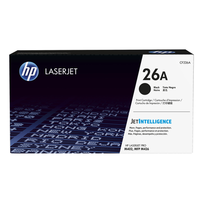 Tóner HP Original 26A Negro – Para M402, M403, M426 (CF226A)