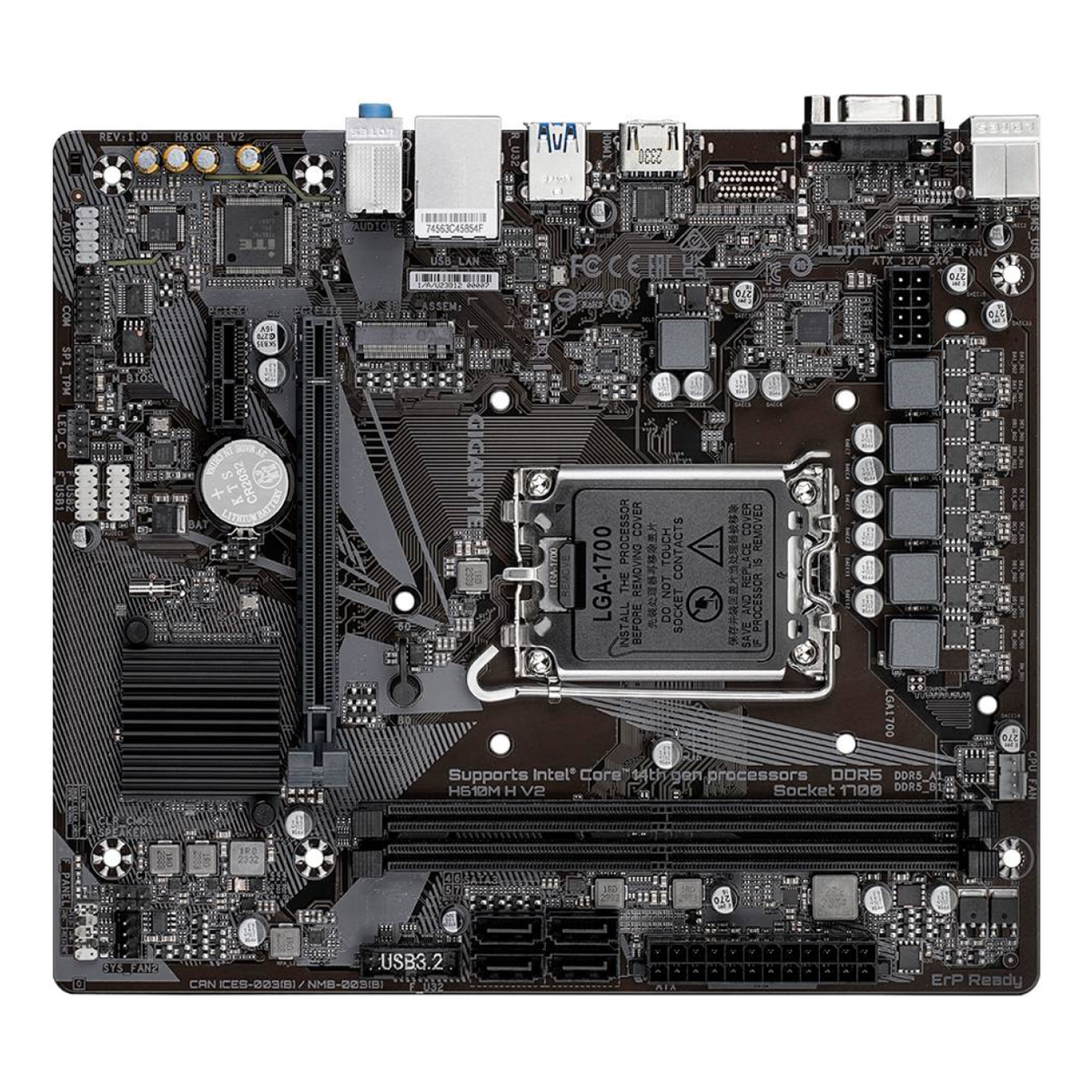 Motherboard Gigabyte H610M H V2 ATX DDR5