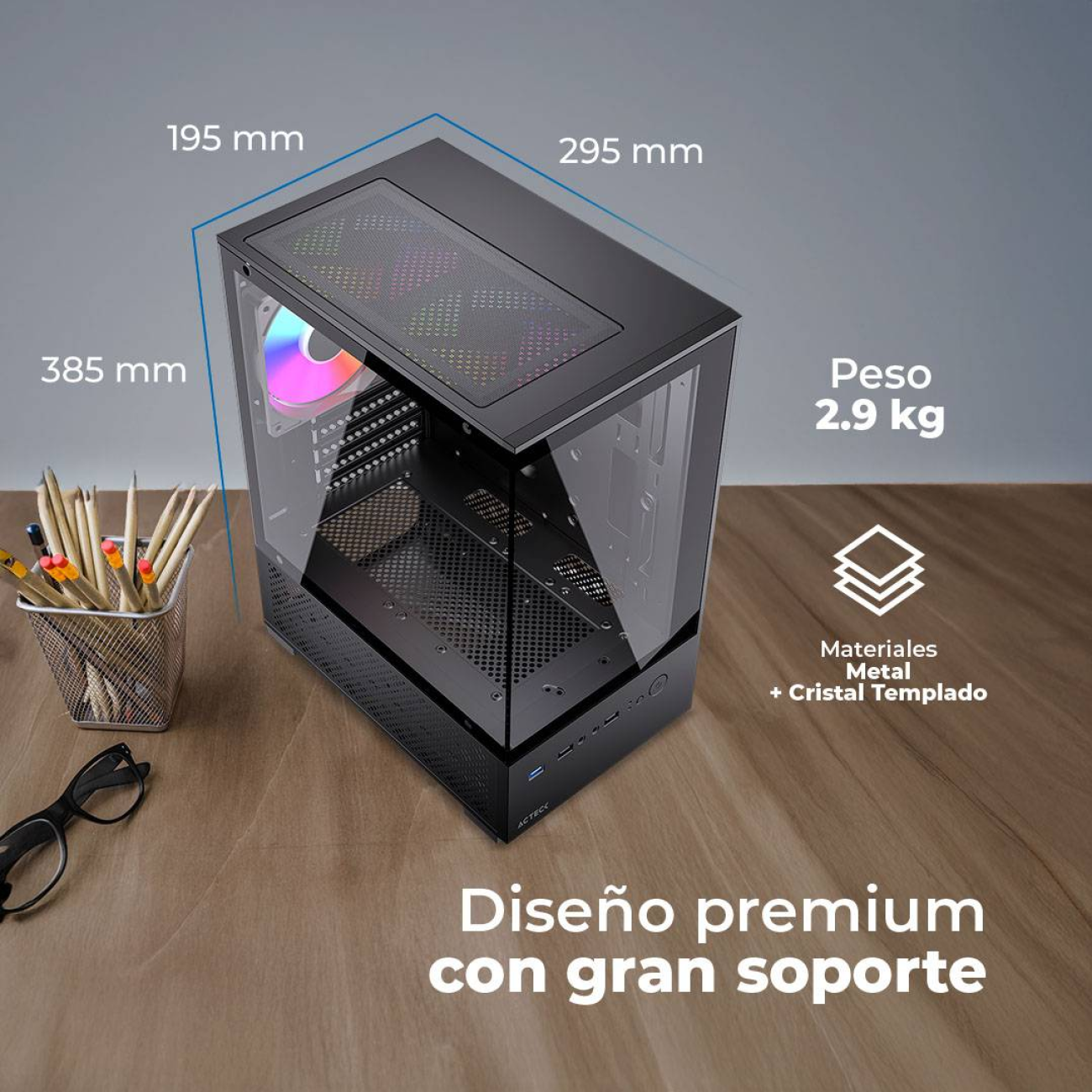 Gabinetes Gaming Balam Rush PANORAK  GC600