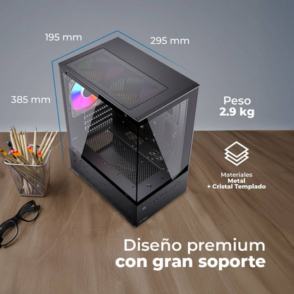 Gabinetes Gaming Balam Rush PANORAK  GC600