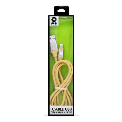 Cable Lightning, PVC, 1.0 m, Amarillo BROBOTIX 651794