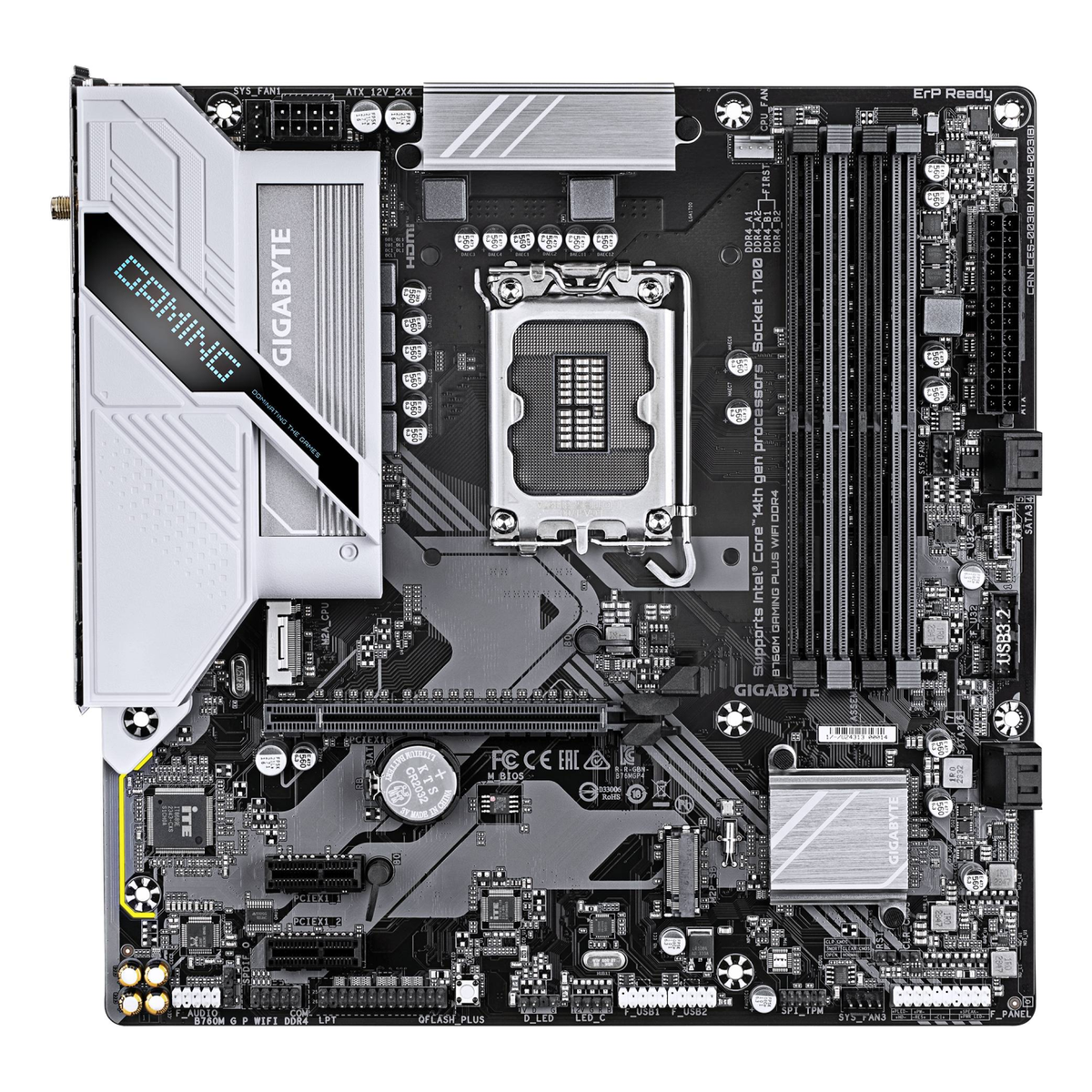 Motherboard Gaming Gigabyte B760M Gaming Plus WiFi DDR4, Intel B760, Socket LGA 1700, Micro-ATX