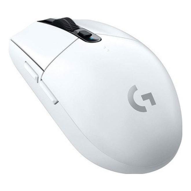 Mouse Gaming Logitech G305 inalámbrico 2.4 GHz óptico 12000 DPI 6 botones Negro, Blanco (910-005290)