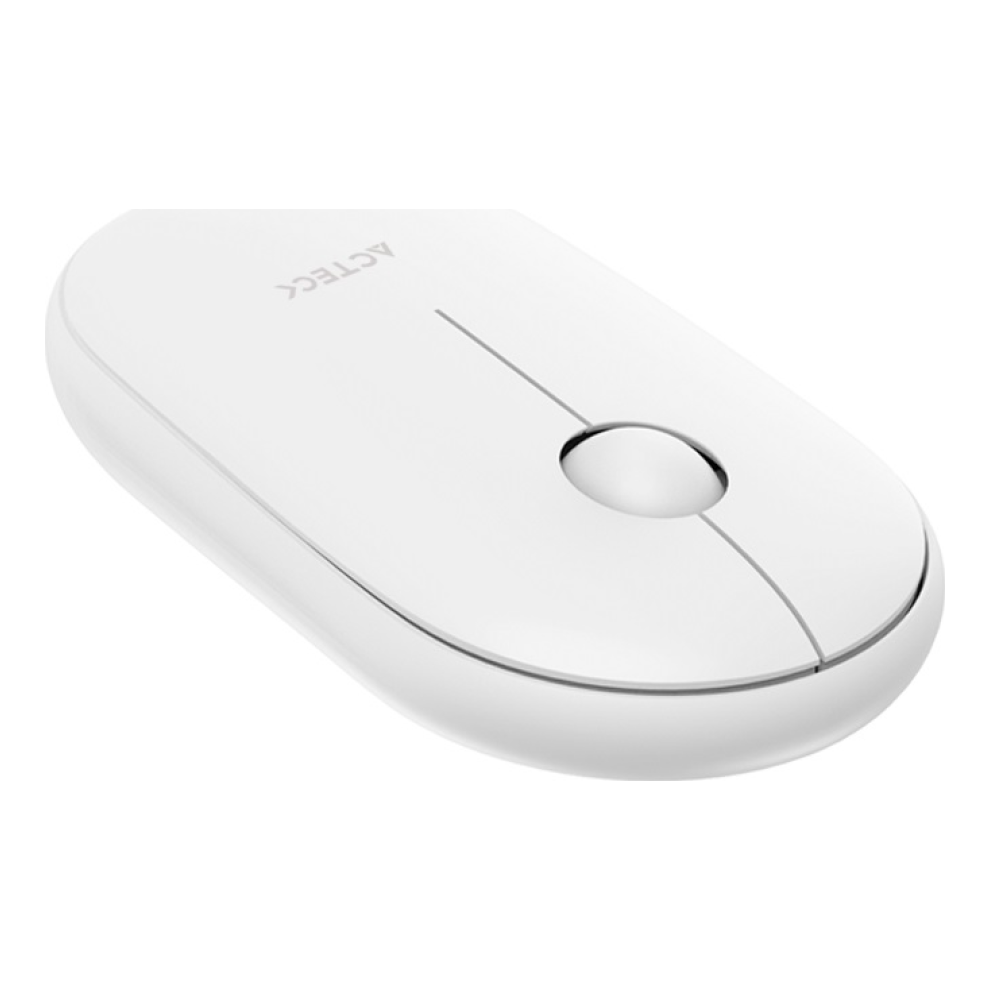 Mouse ACTECK EDGE MI460 inalámbrico 2.4 GHz óptico 1500 DPI 2 botones silencioso Blanco (AC-934114)