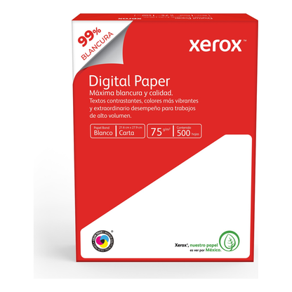 Papel Bond Digital Paper Carta XEROX Rojo