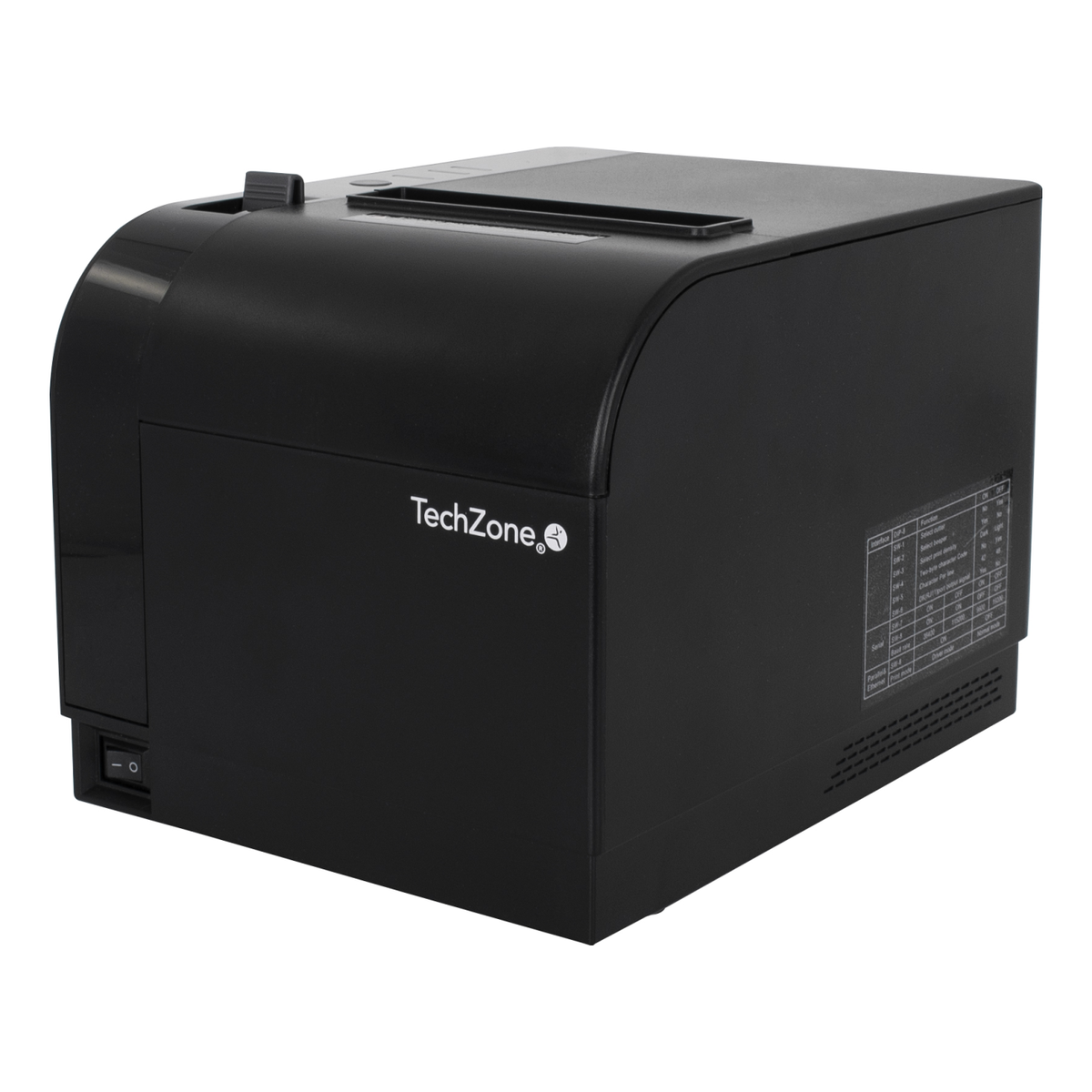 Impresora POS Térmica TECHZONE TZBE301 de 300 mm/s con USB, Serial, RJ45 y RJ11