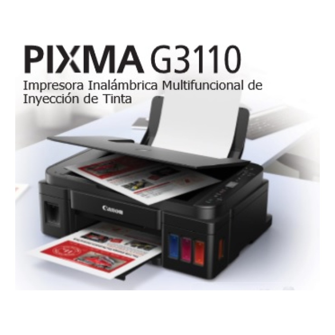 Multifuncional de inyección de tinta  CANON G3110